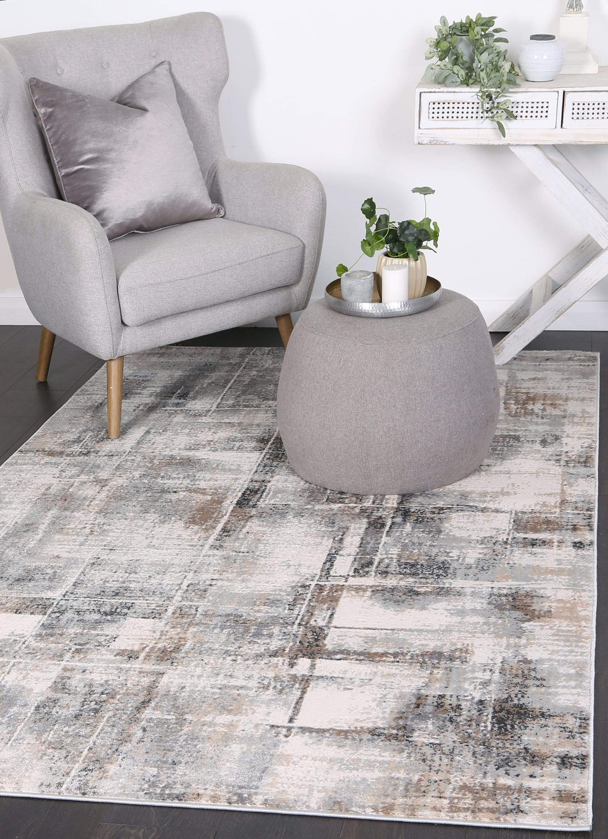 We treat each customer as if they were a part of our family. Helping  customers find Artistry Otto Abstract Nuetral In Grey & Beige Rug Cheapest  Rugs Online is our goal